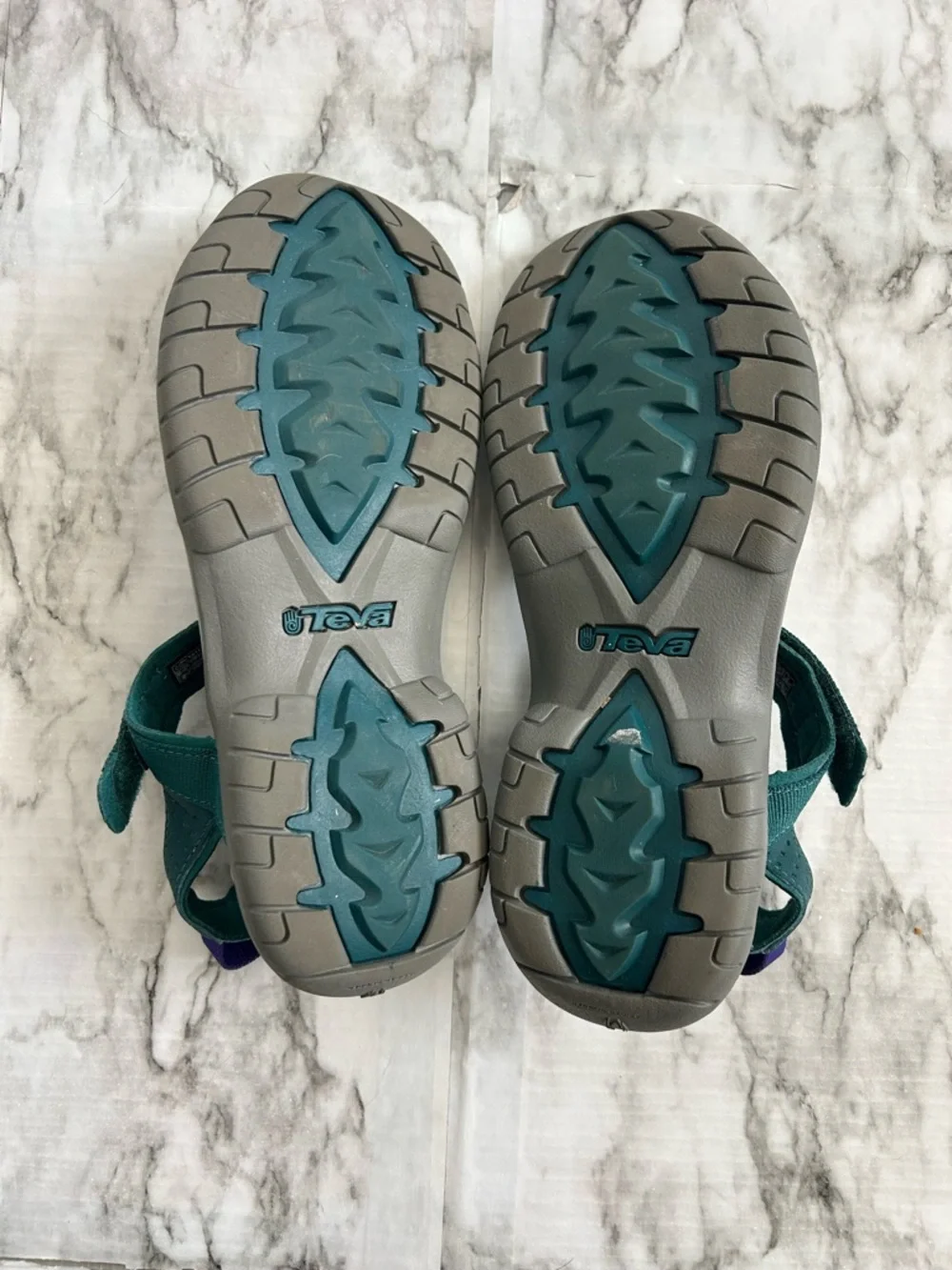 Teva | women’s size 7 “Verra” sandals hiking outdoor adventure teal and purple - Picture 8 of 8